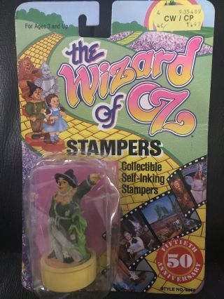 1988 The Wizard Of Oz 50th Anniversary Collectible Self Inking Stamper Scarecrow