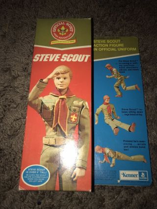 Vintage 1974 Kenner General Mills Steve Scout Action Figure Boy Scout NIB NOS 2