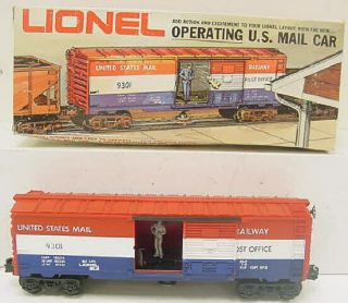 Lionel 6 - 9301 US Mail Operating Boxcar LN/Box 2