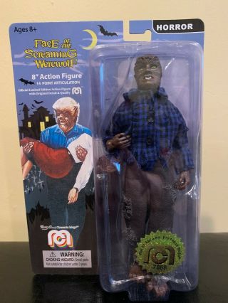 Mego Horror The Face Of The Screaming Werewolf 8 " Action Figure Marty Abrams