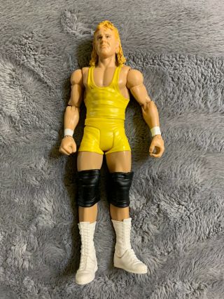 Rare Curt Hennig Mr.  Perfect Wwe Wrestling Action Figure 2011 Yellow Mattel