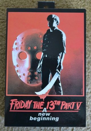 Neca Friday The 13th 7 " Scale Action Figure Ultimate Part 5 Jason Beginning