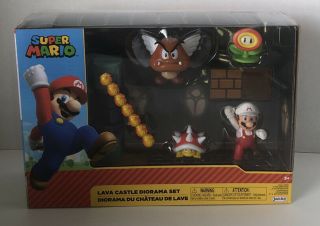 Nintendo Mario Lava Castle Set Jakks Pacific