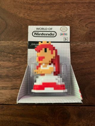 World Of Nintendo 8 - Bit Classic Princess Peach Figure Jakks Pacific Mario
