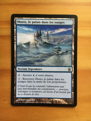 Mtg Saviors Of Kamigawa Oboro,  Palace In The Clouds French Sp