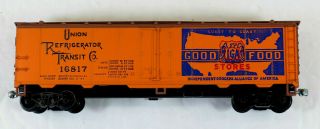 Vintage Train Miniature 2531 Ho Scale Iga Good Food Stores 16817 Reefer Car C - 7
