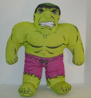 Rare The Incredible Hulk Marvel Power Pals Buddies Tonka Avengers Wwf