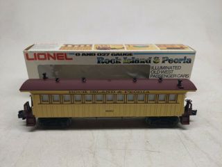 Vintage Lionel Rock Island Passenger Coach Car O Gauge Train Freight Car 6 - 9560