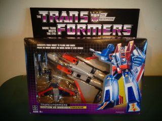 Nib Transformers Decepticon Air Commander Starscream Walmart Reissue