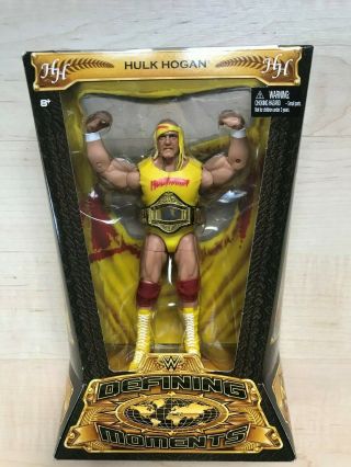 Wwe Defining Moments Elite Hulk Hogan Wrestling Figure Nib 2014 Mattel
