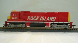 Ho Train Timecapsule 1977 Tyco 235 - 10 Rock Island 4301 Diesel Locomotive