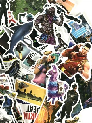 100pc Fortnite Video Game Xbox Pc Ps Phone Laptop Wall Decal Sticker Pack