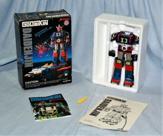 Vintage 1984 Bandai Godaikin Daidenjin Robot Spaceport -