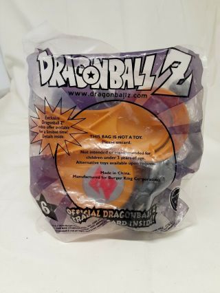 Dragonball Z Silver Frieza Burger King Dbz Action Figure 2000 Nib Vhtf Rare