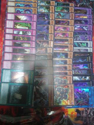 Yu - Gi - Oh Cards 40 card DDD deck 15 card extra deck Collectable trading card game 2