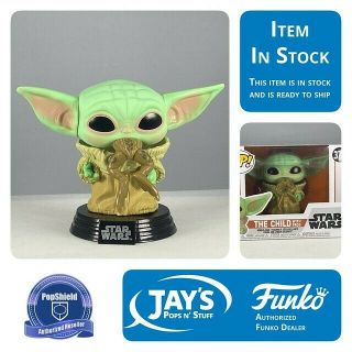 Funko Pop Star Wars Mandalorian The Child With Frog Popshield