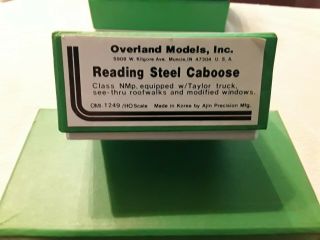 Box Only Vintage Overland Models Reading Steel Caboose Box Only