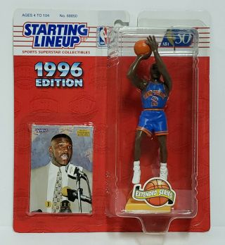 Larry Johnson York Knicks Starting Lineup Slu 1996 Nba Action Figure & Card