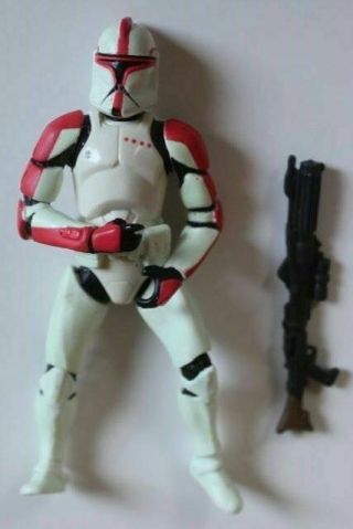 Star Wars 2002 Saga Aotc Tcw Clone Trooper Action Figure Loose 02 - 17