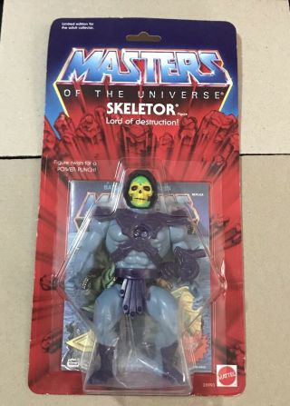 Skeletor Masters Of The Universe Figure - 2000 Commemorative - Moc - Motu He Man