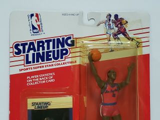 DANNY MANNING - Starting Lineup SLU 1988 NBA Rookie Figure & Card L.  A.  Clippers 3