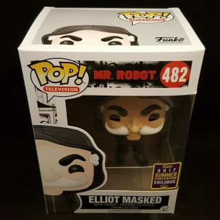 Funko Pop Mr Robot Elliot Masked Sdcc 2017 Exclusive Vinyl Figure