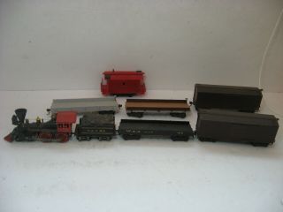 Ho Scale Very Old Trailblazers 7 Pc Civil War Freight Car Set With The " General "