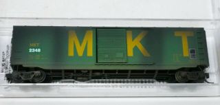 Micro - Trains Line 77210 N 50 Sd Box Car Missouri Kansas Texas Mkt 2348 Weathered