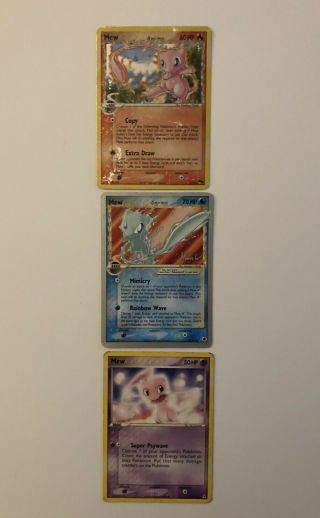 Very Rare Mew Pokémon Cards (world Championship 2008)
