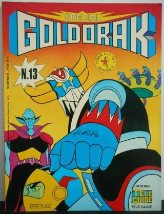Goldorak - Livre Spécial Goldorak N° 13 Télé Guide 1978 Série Tv A2