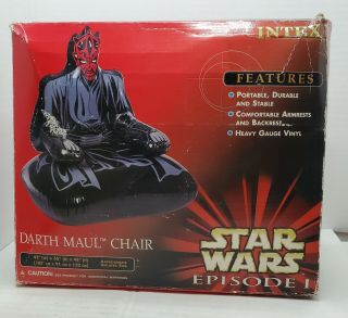 Star Wars Darth Maul Inflatable Chair Episode I Portable Intex Vinyl