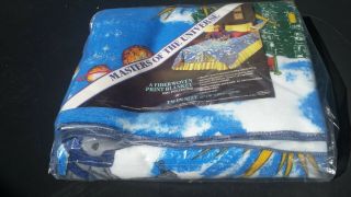 1983 Masters Of The Universe Motu Twin Size Blanket He - Man Skeletor Nos