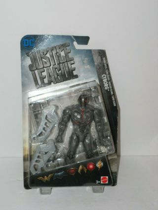 Cyborg Techno Shield 6 " Dc Justice League Movie Action Figure With Wings