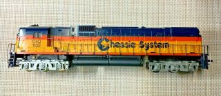 Vintage Tyco Chessie System C&o 1102 Locomotive & Runs Well Vg