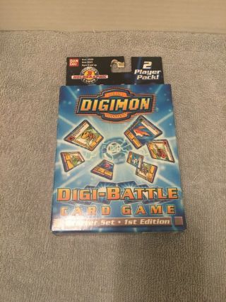 Digimon - Digital Monsters - Digi - Battle Card Game Starter Set 1st Edition