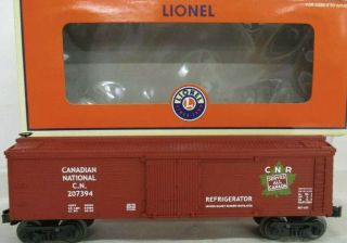 ✅lionel Canadian National Wood Side Reefer Car 6 - 26178 For O Gauge Train Set