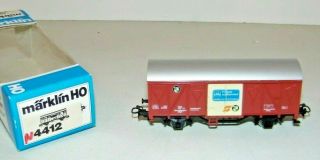 Marklin Ho Gauge Scale 4412 Covered Freight Car Wagen E.  C.