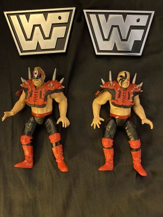 Wwf Series 1 Legion Of Doom Hawk & Animal Road Warriors Figures Wwe 1997 Jakks