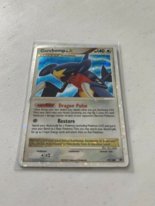 Garchomp Lv.  X 97/100 Dp Majestic Dawn Ultra Rare Pokemon Card Good
