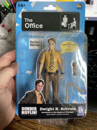 The Office Dwight K.  Schrute 5 " Inch Action Figure Phatmojo Series 1