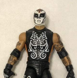 Rey Mysterio 2011 Wrestling Elite Figure Wwe Day Of The Dead Dia De Los Muertos