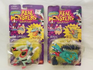 1995 Nickelodeon Aaahh Real Monsters Mattel " The Gromble " And Werfel