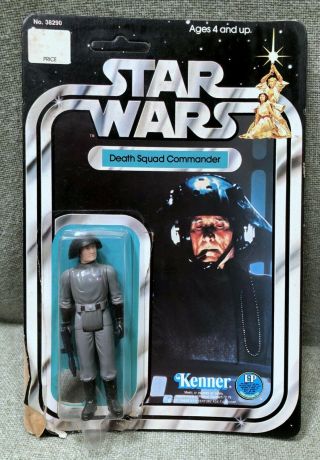 Vintage Kenner Star Wars 12 - Back Carded Death Squad Commander 1977