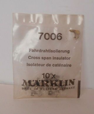 Marklin Ho 7006 Catenary Wire Insulators In Bag