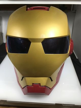 Marvel Iron Man 2 Deluxe Electronic Helmet Costume Cosplay Mask Hasbro 2010