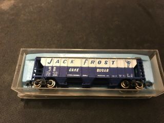 Vintage Atlas N Gauge Model Train 2311 Jack Frost 47’ Covered Hopper Car Austria