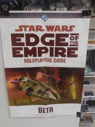 2012 Star Wars Rpg Retailer 14 X 20 Promo Poster Edge Of The Empire Beta
