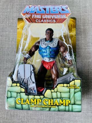 Motu Classics Masters Of The Universe Clamp Champ Action Figure He - Man She - Ra