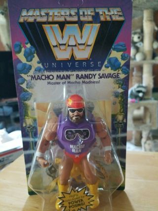 Wwe Masters Of The Universe " Macho Man " Randy Savage Mattel Action Figure