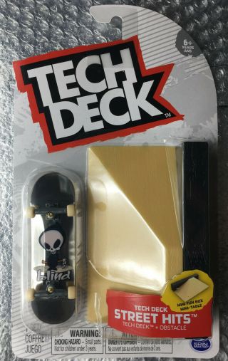 Tech Deck Street Hits Blind Reaper Fingerboard With Mini Fun Box Skateboard Foil